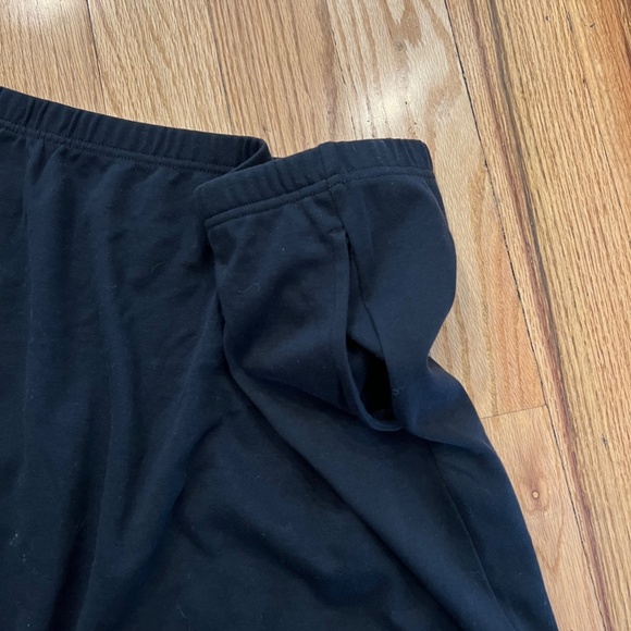 BLAIR Women's A-line Black Knit Skirt Elastic Waist side Pockets Size 2XL - Picture 4 of 6